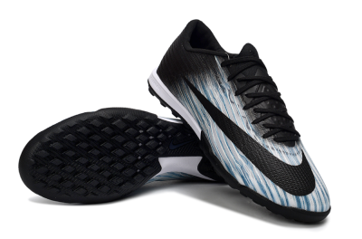 Nike Air Zoom Mercurial Superfly 11 Elite TF Artificial Turf Soccer Shoes - Black/Black/White/Light Blue