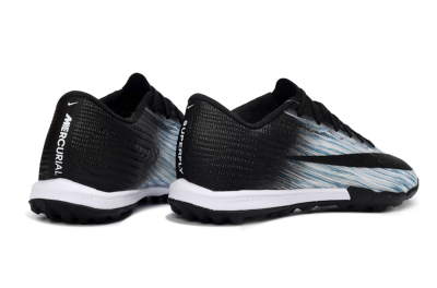 Nike Air Zoom Mercurial Superfly 11 Elite TF Artificial Turf Soccer Shoes - Black/Black/White/Light Blue