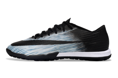 Nike Air Zoom Mercurial Superfly 11 Elite TF Artificial Turf Soccer Shoes - Black/Black/White/Light Blue
