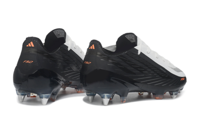 Adidas F50 Hyperfast Elite SG Soft Ground Soccer Cleats - White/Core Black/Solar Red