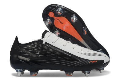 Adidas F50 Hyperfast Elite SG Soft Ground Soccer Cleats - White/Core Black/Solar Red