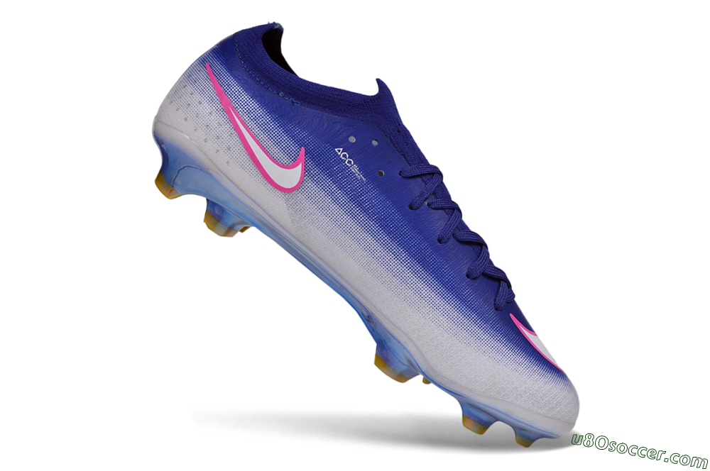 Nike Air Zoom Mercurial Vapor 17 Elite FG Firm Ground Soccer Cleats - Blue/Baltic Blue/Hyper Pink 4