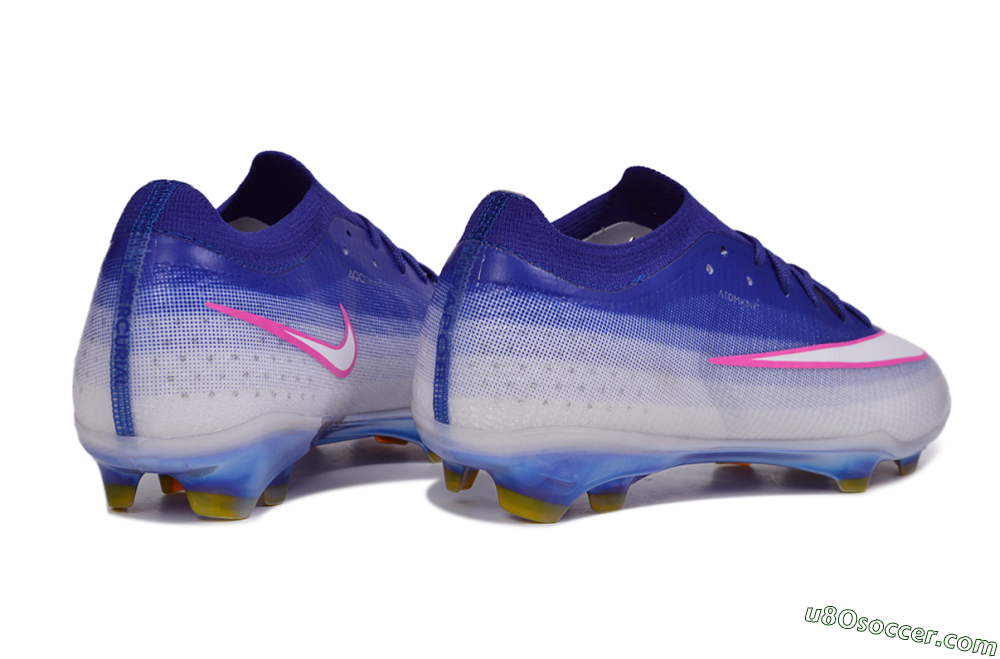 Nike Air Zoom Mercurial Vapor 17 Elite FG Firm Ground Soccer Cleats - Blue/Baltic Blue/Hyper Pink 6