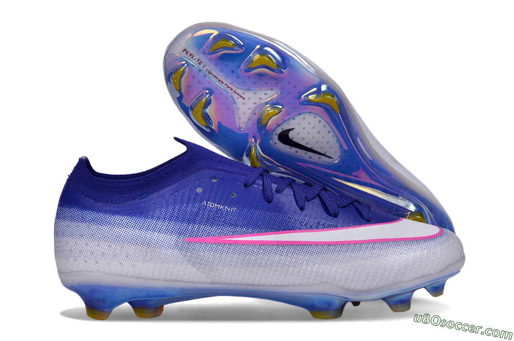Nike Air Zoom Mercurial Vapor 17 Elite FG Firm Ground Soccer Cleats - Blue/Baltic Blue/Hyper Pink 1