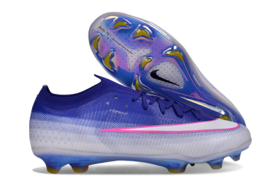 Nike Air Zoom Mercurial Vapor 17 Elite FG Firm Ground Soccer Cleats - Blue/Baltic Blue/Hyper Pink