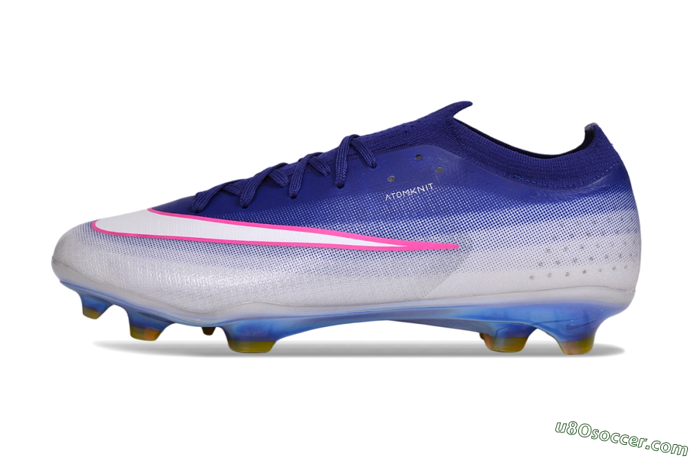 Nike Air Zoom Mercurial Vapor 17 Elite FG Firm Ground Soccer Cleats - Blue/Baltic Blue/Hyper Pink 2