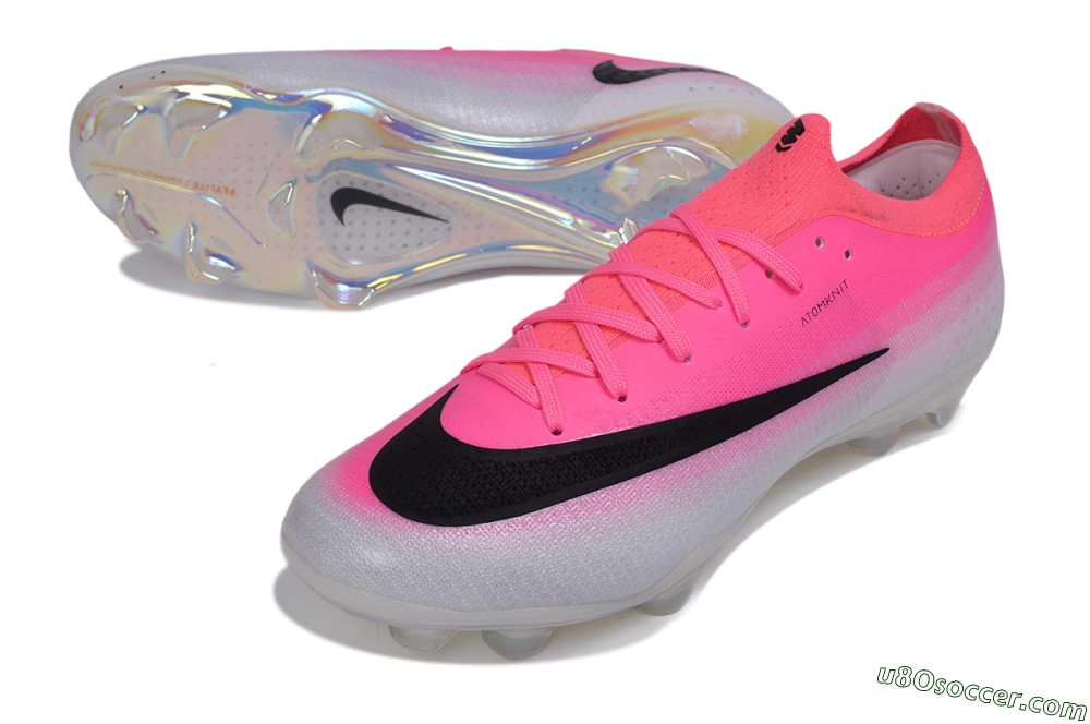 Nike Air Zoom Mercurial Vapor 17 Elite FG Firm Ground Soccer Cleats - Pink/Hyper Pink/Platinum Tint 3
