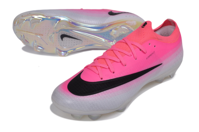 Nike Air Zoom Mercurial Vapor 17 Elite FG Firm Ground Soccer Cleats - Pink/Hyper Pink/Platinum Tint