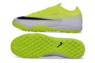 Nike Air Zoom Mercurial Vapor 17 Elite TF Artificial Turf Soccer Shoes - Yellow/Volt/Metallic Silver