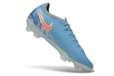 Nike Air Zoom Mercurial Vapor 17 Elite FG Firm Ground Soccer Cleats - Blue/Baltic Blue/Total Orange