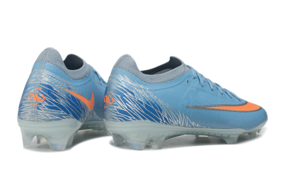 Nike Air Zoom Mercurial Vapor 17 Elite FG Firm Ground Soccer Cleats - Blue/Baltic Blue/Total Orange
