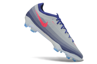 Nike Air Zoom Mercurial Vapor 17 Elite FG Firm Ground Soccer Cleats - Grey/Platinum Tint/Hyper Pink