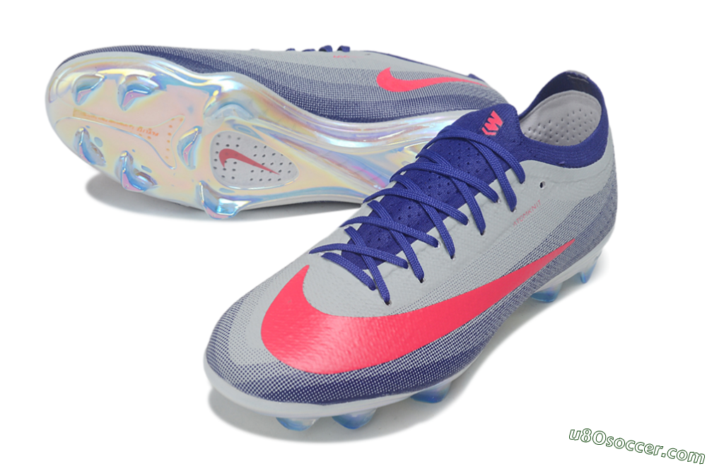 Nike Air Zoom Mercurial Vapor 17 Elite FG Firm Ground Soccer Cleats - Grey/Platinum Tint/Hyper Pink 3