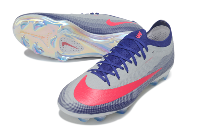 Nike Air Zoom Mercurial Vapor 17 Elite FG Firm Ground Soccer Cleats - Grey/Platinum Tint/Hyper Pink