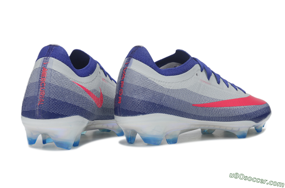 Nike Air Zoom Mercurial Vapor 17 Elite FG Firm Ground Soccer Cleats - Grey/Platinum Tint/Hyper Pink 6