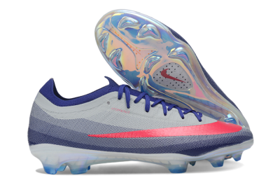 Nike Air Zoom Mercurial Vapor 17 Elite FG Firm Ground Soccer Cleats - Grey/Platinum Tint/Hyper Pink