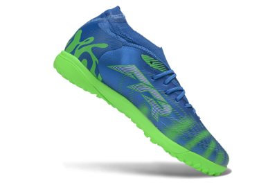 Puma Future 9 Ultimate TF Artificial Turf Soccer Shoes - Blue/Electric Blue/Lime Green