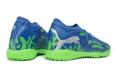 Puma Future 9 Ultimate TF Artificial Turf Soccer Shoes - Blue/Electric Blue/Lime Green