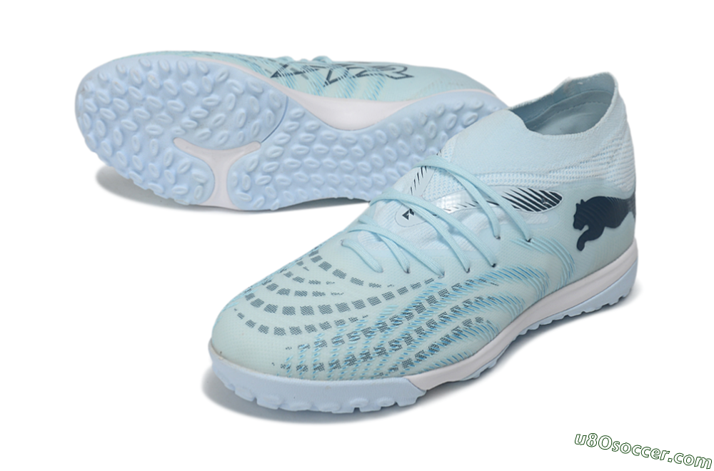Puma Future 9 Ultimate TF Artificial Turf Soccer Shoes - Blue/Ice Blue/Navy Blue 3