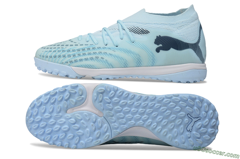 Puma Future 9 Ultimate TF Artificial Turf Soccer Shoes - Blue/Ice Blue/Navy Blue 0