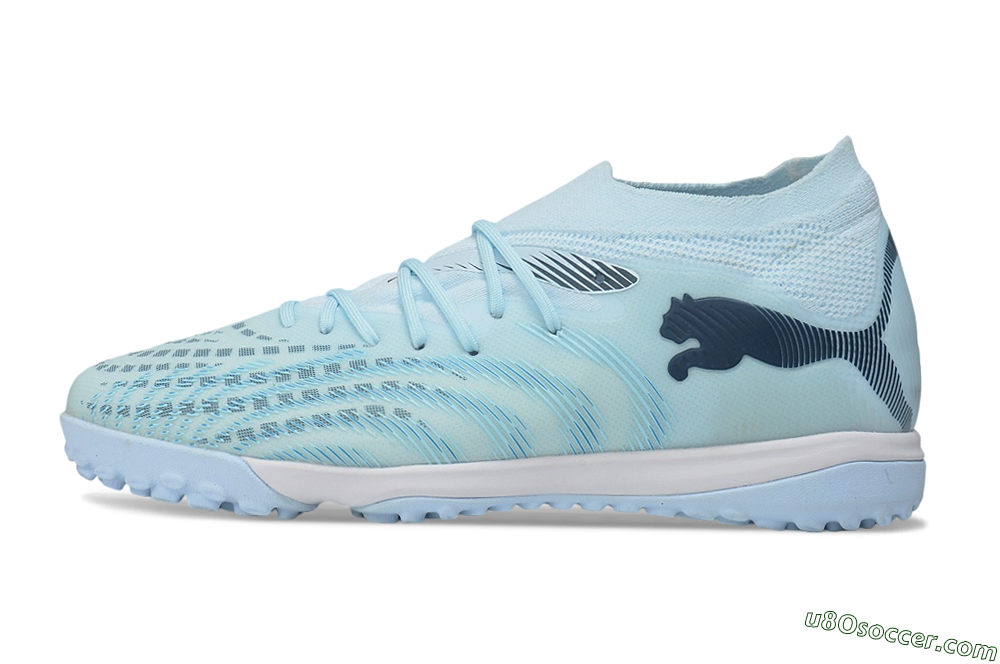 Puma Future 9 Ultimate TF Artificial Turf Soccer Shoes - Blue/Ice Blue/Navy Blue 2