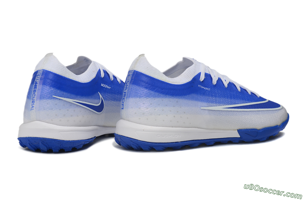 Nike Air Zoom Mercurial Vapor 17 Elite TF Artificial Turf Soccer Shoes - Blue/Royal Blue/White 6