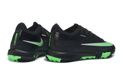 Nike Air Zoom Mercurial Vapor 17 Elite TF Artificial Turf Soccer Shoes - Black/Black/Electric Green
