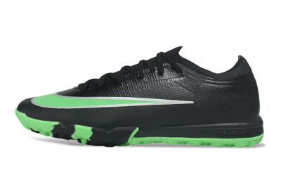 Nike Air Zoom Mercurial Vapor 17 Elite TF Artificial Turf Soccer Shoes - Black/Black/Electric Green