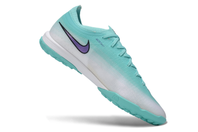 Nike Air Zoom Mercurial Vapor 17 Elite TF Artificial Turf Soccer Shoes - Turquoise/Aurora Green/Metallic Silver