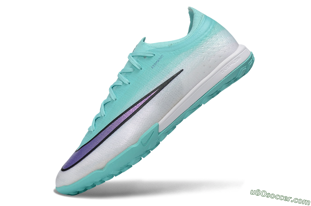 Nike Air Zoom Mercurial Vapor 17 Elite TF Artificial Turf Soccer Shoes - Turquoise/Aurora Green/Metallic Silver 5