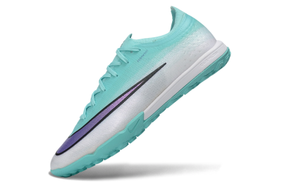 Nike Air Zoom Mercurial Vapor 17 Elite TF Artificial Turf Soccer Shoes - Turquoise/Aurora Green/Metallic Silver