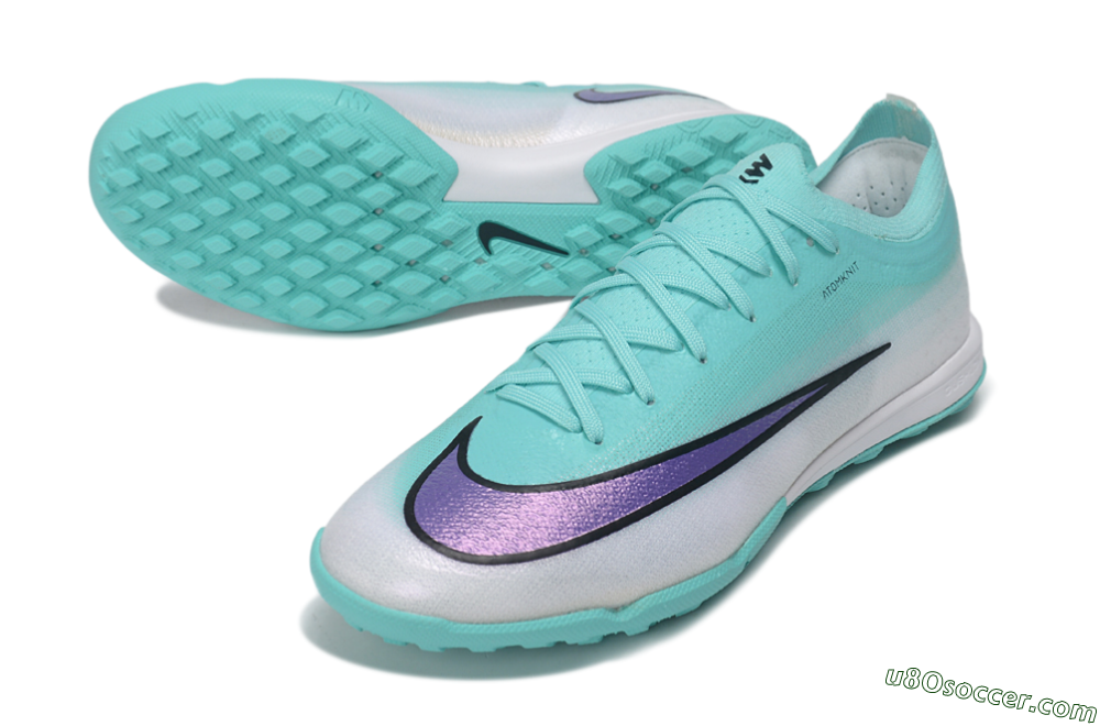 Nike Air Zoom Mercurial Vapor 17 Elite TF Artificial Turf Soccer Shoes - Turquoise/Aurora Green/Metallic Silver 3