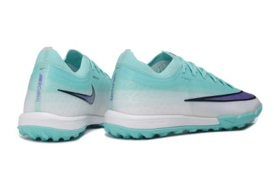 Nike Air Zoom Mercurial Vapor 17 Elite TF Artificial Turf Soccer Shoes - Turquoise/Aurora Green/Metallic Silver