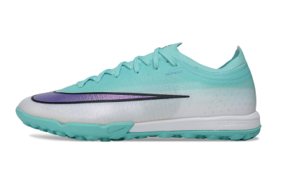 Nike Air Zoom Mercurial Vapor 17 Elite TF Artificial Turf Soccer Shoes - Turquoise/Aurora Green/Metallic Silver