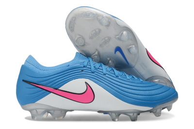 Nike United Tiempo Maestro Elite FG Firm Ground Soccer Cleats - Blue/Baltic Blue/Pink Foam
