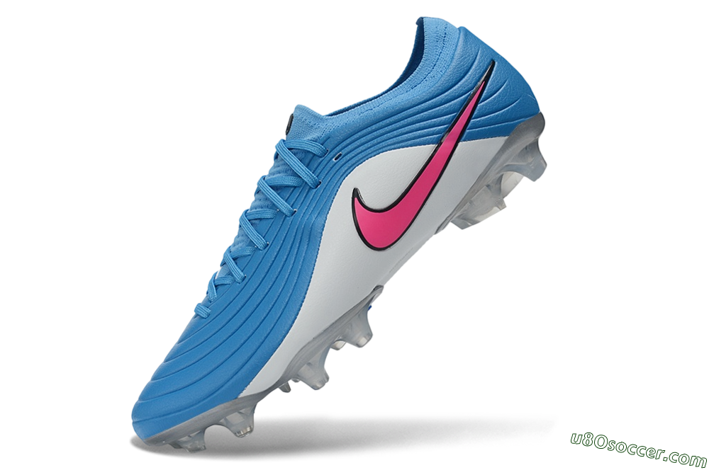 Nike United Tiempo Maestro Elite FG Firm Ground Soccer Cleats - Blue/Baltic Blue/Pink Foam 5