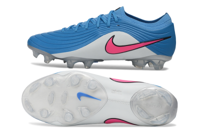 Nike United Tiempo Maestro Elite FG Firm Ground Soccer Cleats - Blue/Baltic Blue/Pink Foam