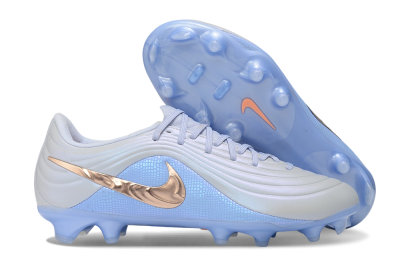 Nike United Tiempo Maestro Elite FG Firm Ground Soccer Cleats - Blue/Glacier Blue/Metallic Copper
