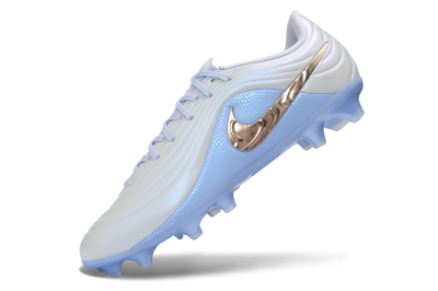 Nike United Tiempo Maestro Elite FG Firm Ground Soccer Cleats - Blue/Glacier Blue/Metallic Copper