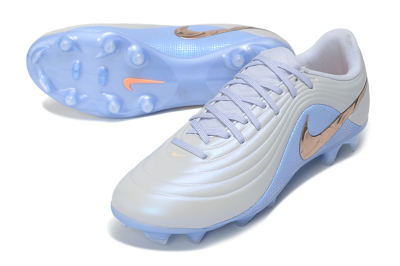 Nike United Tiempo Maestro Elite FG Firm Ground Soccer Cleats - Blue/Glacier Blue/Metallic Copper