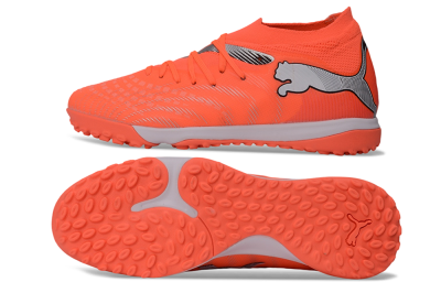 Puma Future 8 Ultimate TF Artificial Turf Soccer Shoes - Orange/Electric Orange/Shadow Grey