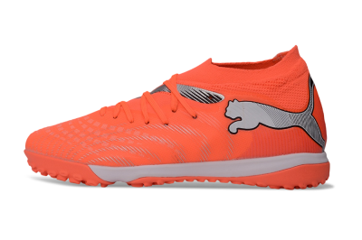 Puma Future 8 Ultimate TF Artificial Turf Soccer Shoes - Orange/Electric Orange/Shadow Grey