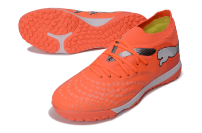 Puma Future 8 Ultimate TF Artificial Turf Soccer Shoes - Orange/Electric Orange/Shadow Grey