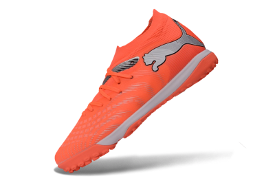 Puma Future 8 Ultimate TF Artificial Turf Soccer Shoes - Orange/Electric Orange/Shadow Grey