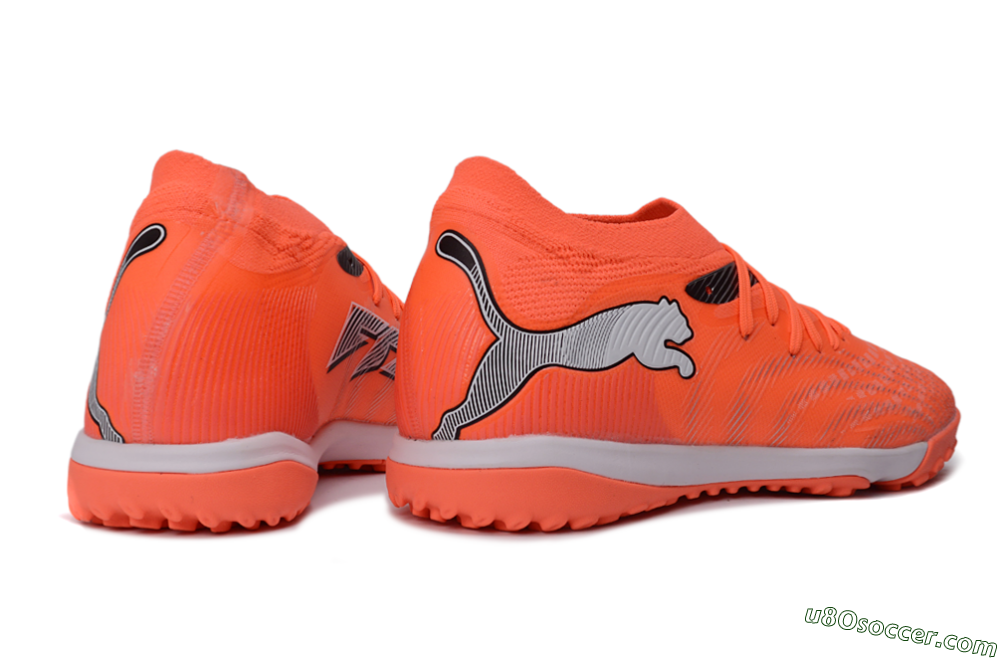 Puma Future 8 Ultimate TF Artificial Turf Soccer Shoes - Orange/Electric Orange/Shadow Grey 6