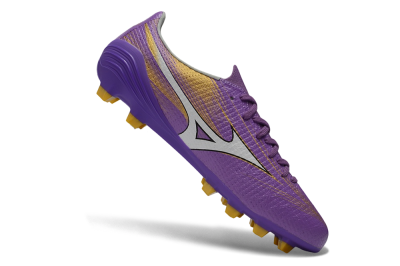 Mizuno Alpha 3 FG Firm Ground Soccer Cleats - Purple/Golden Lavender/Yellow Blaze