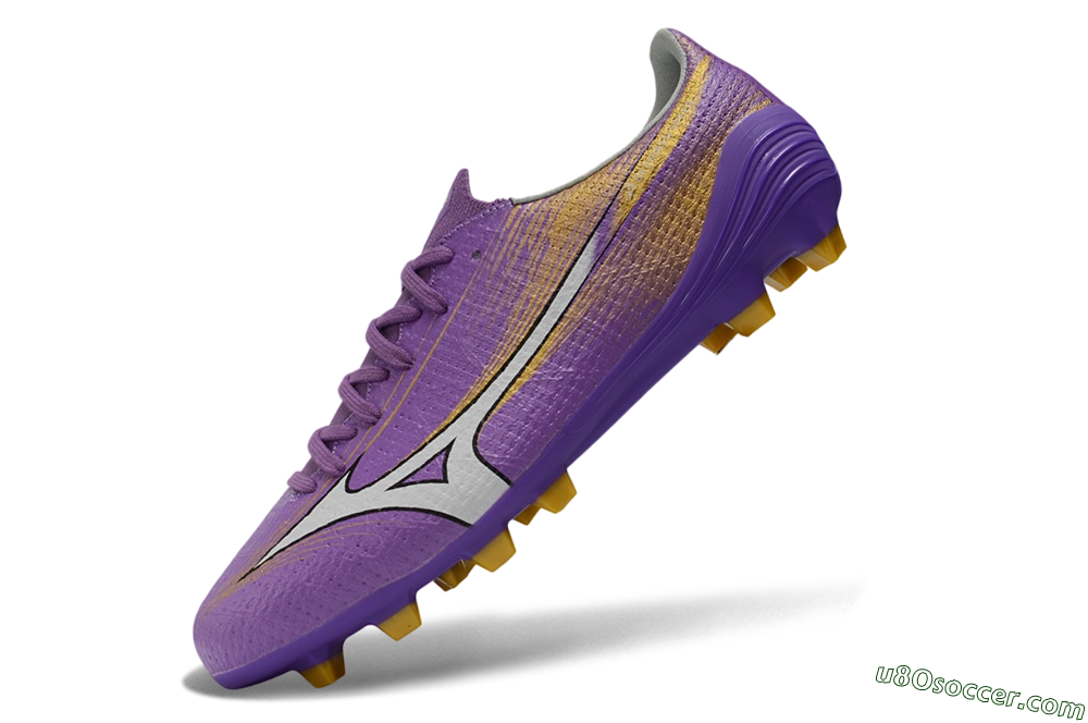 Mizuno Alpha 3 FG Firm Ground Soccer Cleats - Purple/Golden Lavender/Yellow Blaze 5