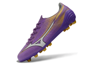 Mizuno Alpha 3 FG Firm Ground Soccer Cleats - Purple/Golden Lavender/Yellow Blaze
