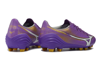 Mizuno Alpha 3 FG Firm Ground Soccer Cleats - Purple/Golden Lavender/Yellow Blaze