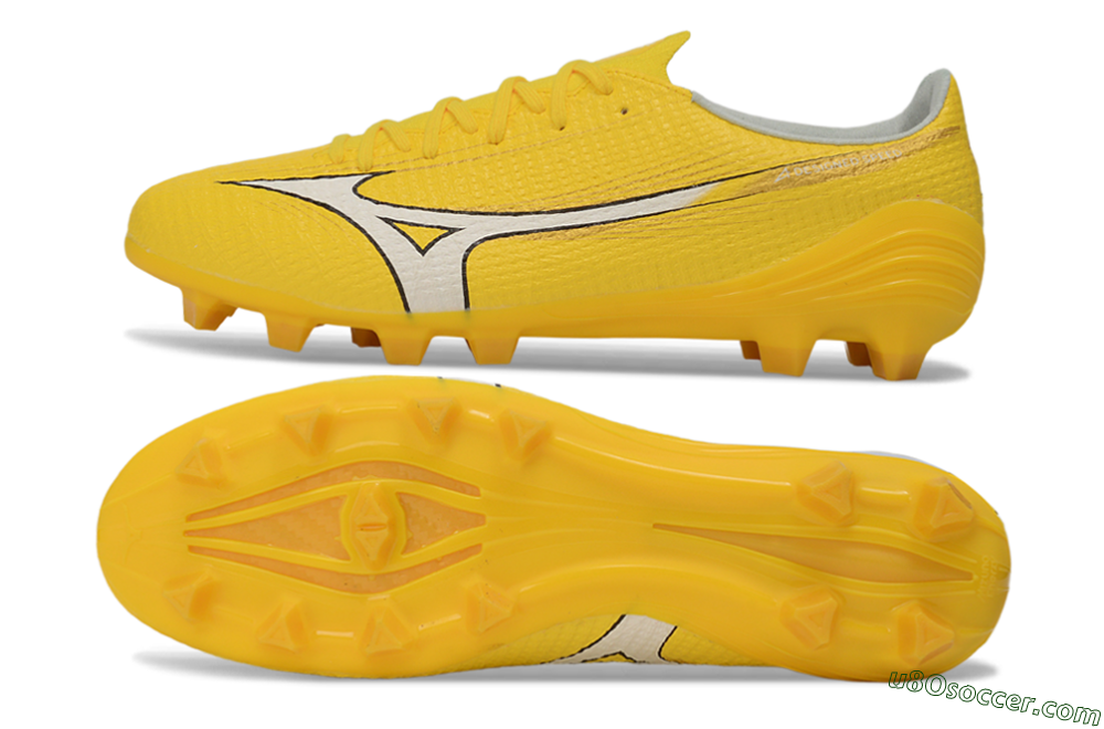 Mizuno Alpha 3 FG Firm Ground Soccer Cleats - Yellow/Bright Sunshine/Golden Glow 0